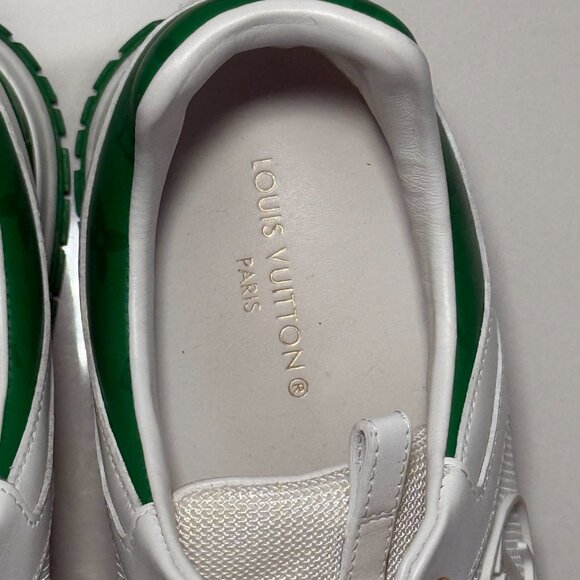 Louis Vuitton Run Away Sneaker White/Green Monogram – Size 41/US Men’s 8 and W10 - Picture 9 of 11